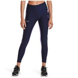 Women's Under Armour HeatGear® Colorblock Panel Ankle Leggings (XS)